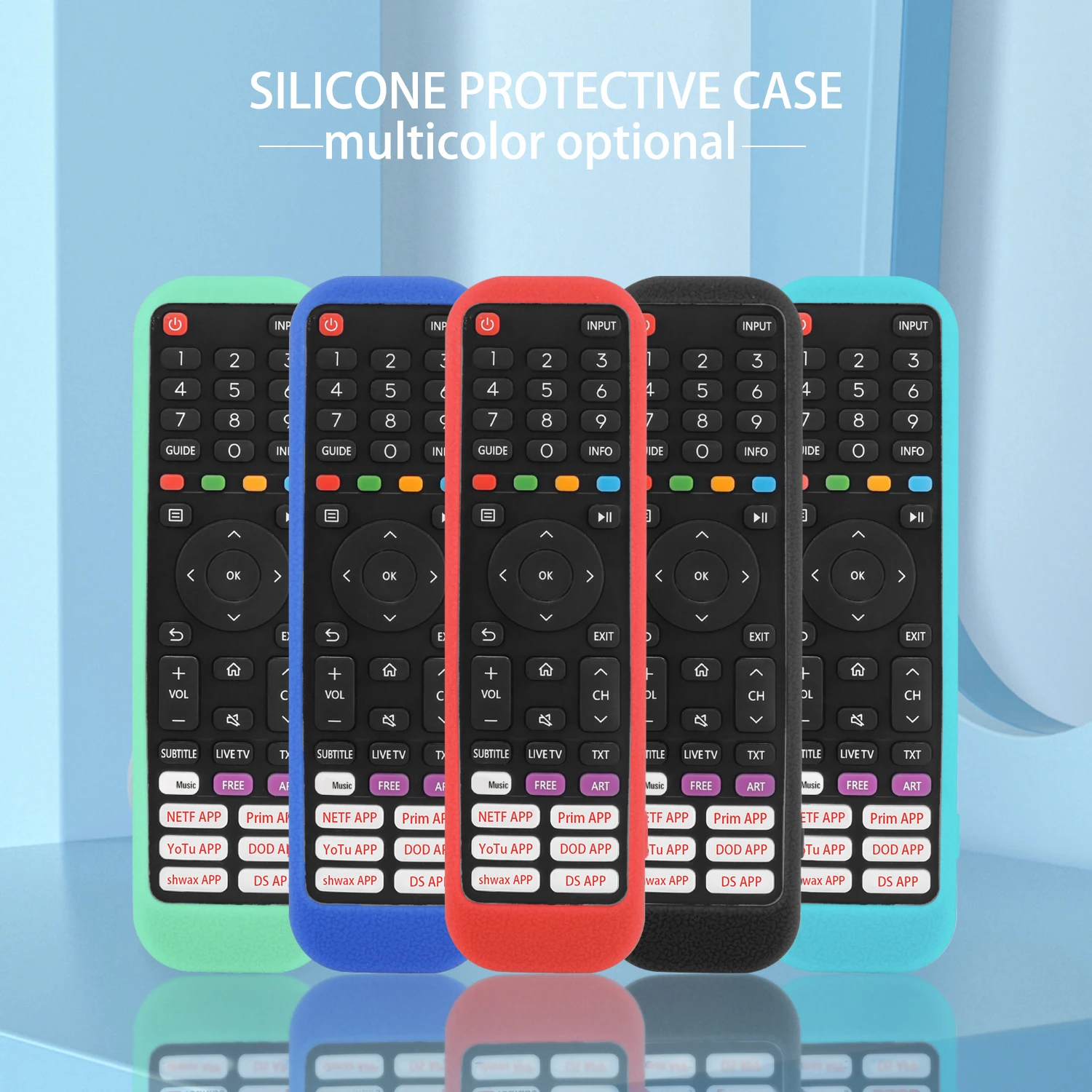 Étui de protection adapté à la télécommande Hisense TV EN2R30N EN2K30P EN2P30H EN2J30H EN2D30H EN2B30H, housse antichoc
