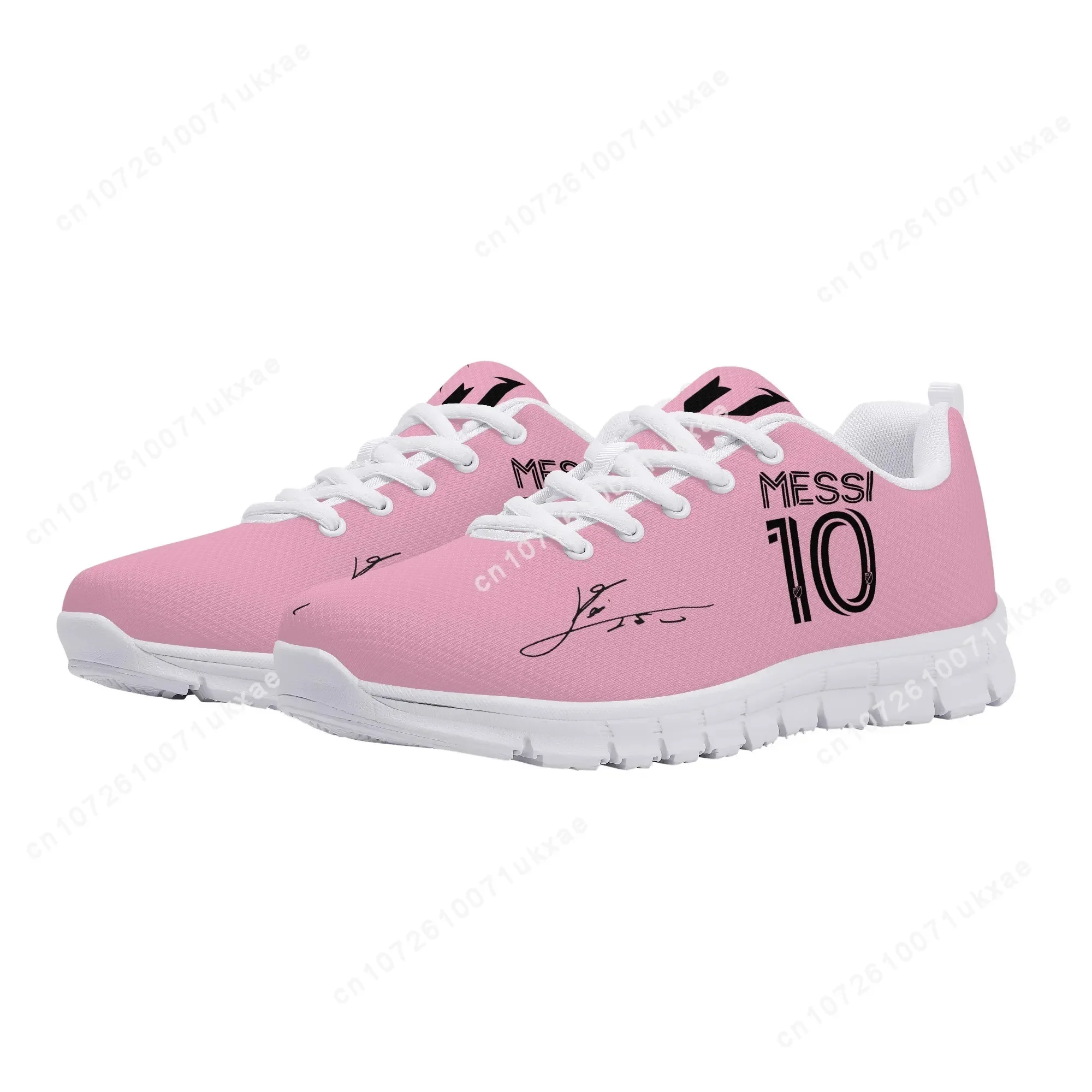 Zapatos deportivos de Argentina con logotipo de Miami Messi 10 para hombres, mujeres, adolescentes, niños, zapatillas casuales de alta calidad, zapatos personalizados