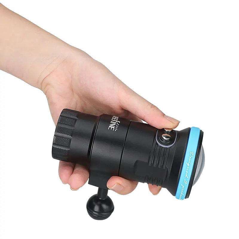 WEEFINE  SolarFlare 4500 WF102  Underwater Dive Flashlight WIDE-ANGLE DIVING VIDEO LIGHT