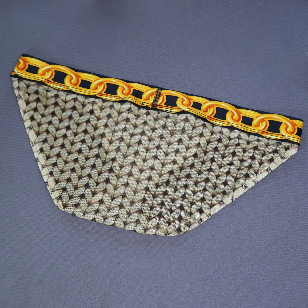 الرجال مثير الملابس الداخلية شبكة الرجال سراويل الانتفاخ الحقيبة سلاسل نمط الرجال السروال مثير اكسسوارات للرجال انظر من خلال ملخصات