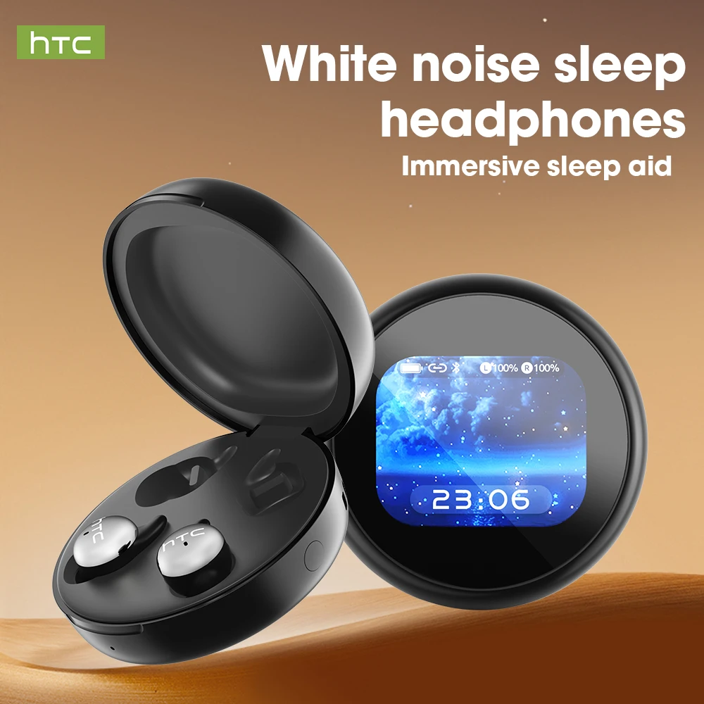 HTC NE90 Wireless Bluetooth Sleep Headphones Long Battery Sleep Aid for Side Sleepers Light Sleepers Insomnia