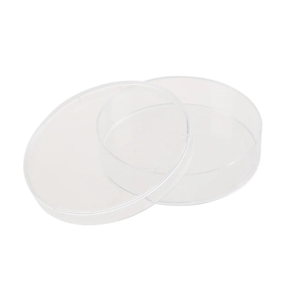 

20 PCS Plastic Petri Dish Serving Bowls Plastique Oven Sauce Agar Nutrient Bottle Dishes with Lid Nutrition