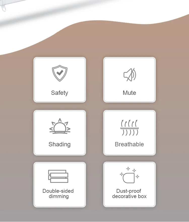 ZSTARR-Sombra opaca para ventana de casa, doble privacidad, Motor eléctrico impermeable, control remoto, WiFi, persianas enrollables de cebra para baños