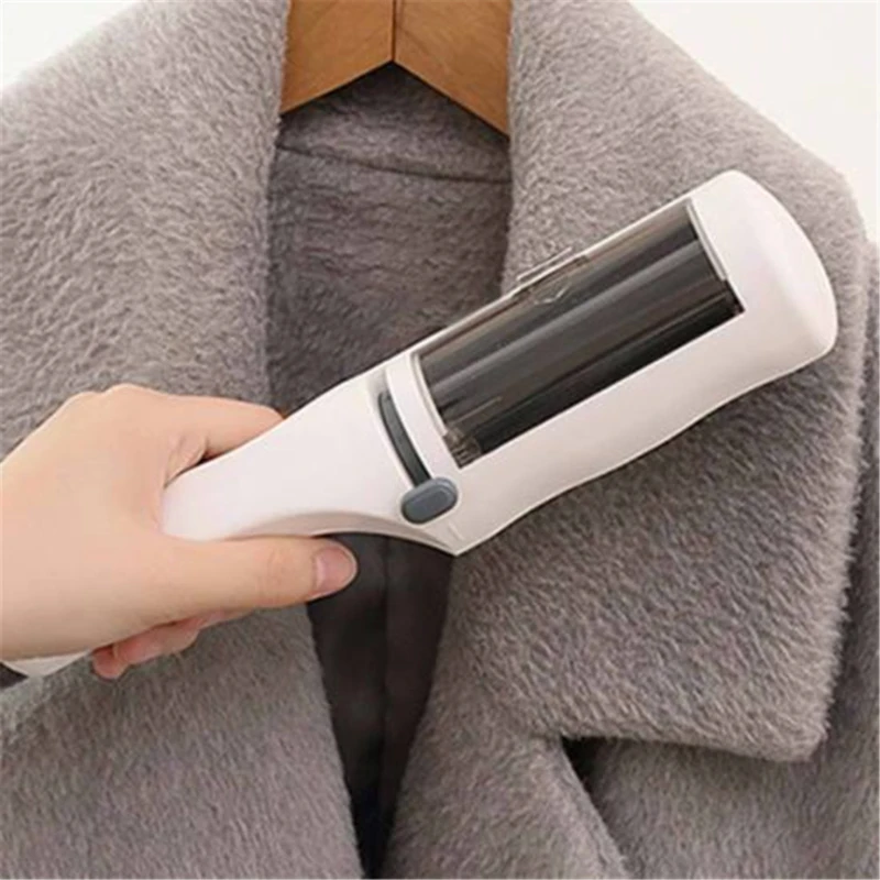 Pet Hair Remover Roller Removing Dog Cat Hair From Furniture Self-cleaning Lint Pet Hair Remover One Hand Operate