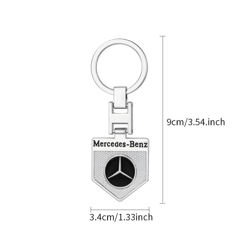 1pcs Car Keychain Key Ring Auto Key Accessories For Mercedes Benz AMG X156 W204 W205 W203 W211 W212 W169 GLC CLK CLA A180 W108