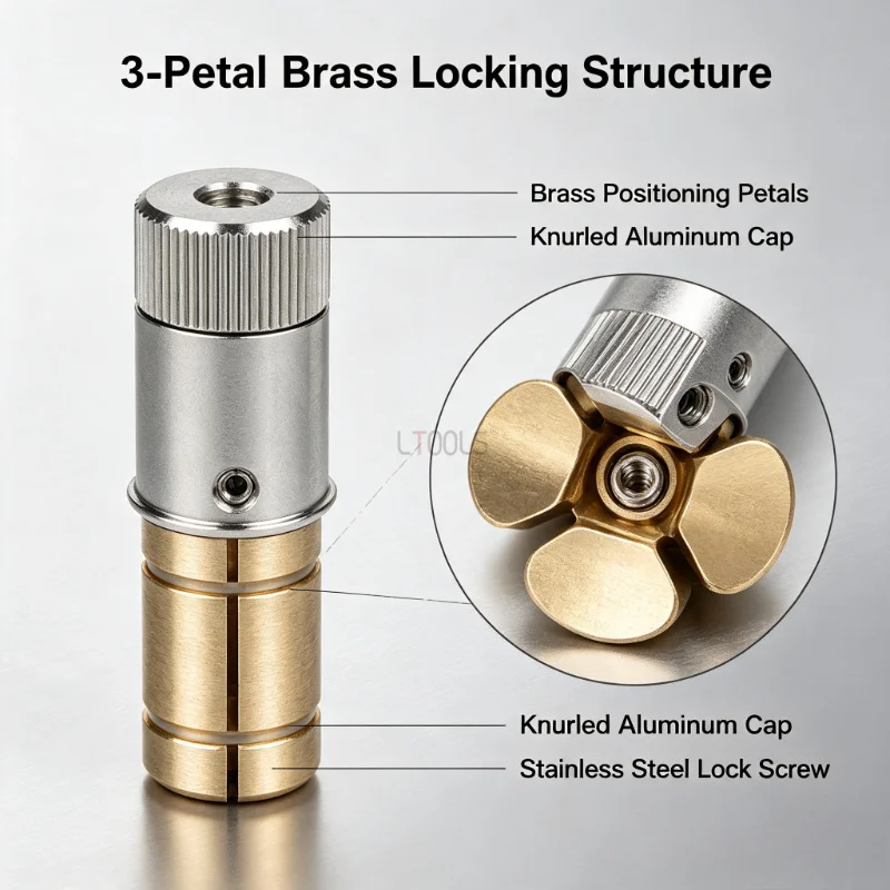 Stainless Steel MFT Table Locating Pin Quick Lock Stop Block Bench Woodworking Table Positioning Backstop Workbench Accessory