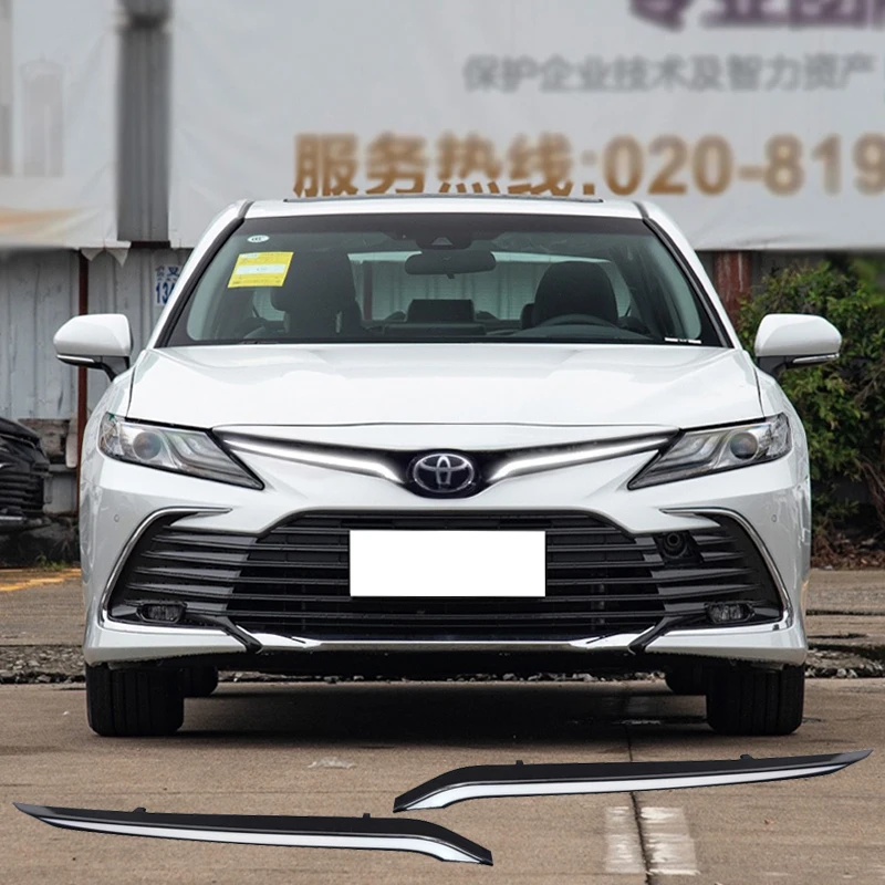 

Подходит для Toyota Camry 2021-2023 гг., передняя центральная решетка, указатель поворота, аксессуары для переднего бампера