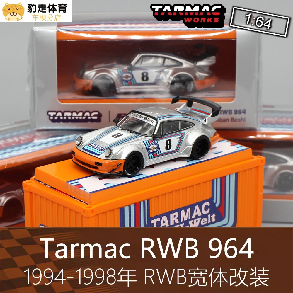 

TW Tarmac Works 1:64 for RWB 964 911 Diecast Model Car Kids Toys Gift