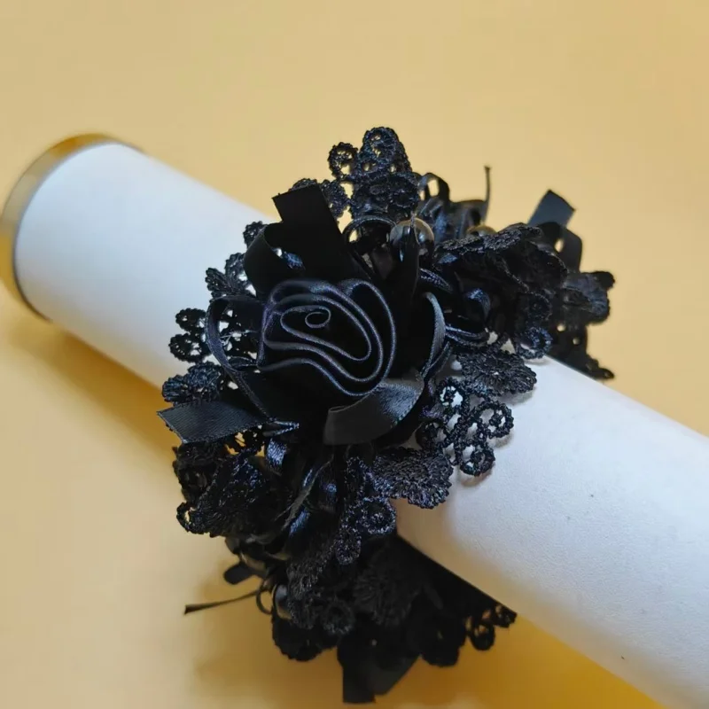 Haargummis Kopf Blume Gummi Gummibänder Pеkuuки Mohamedс Zubehör Para El Cabello Haarschmuck für Frauen – Detail 12