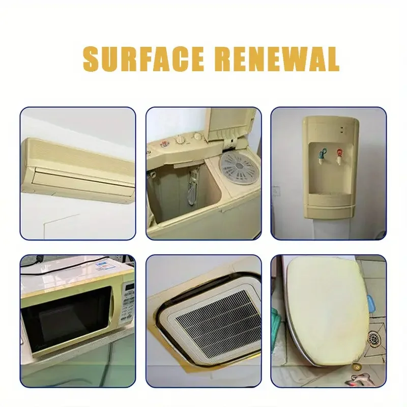 Semprotan Restorasi Plastik - Cepat Menghilangkan Kuningan, Memperbaiki Unit AC, Mobil