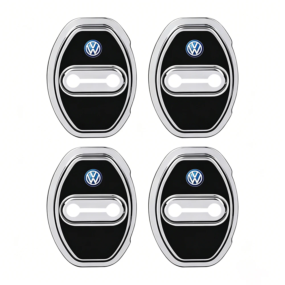 4 Stück Silikon-Türschloss-Schutzabdeckungen für VW Golf Tiguan T-Roc Polo Passat ID.4 T-Cross ID.3 Taigo ID.7 Atlas Beetle