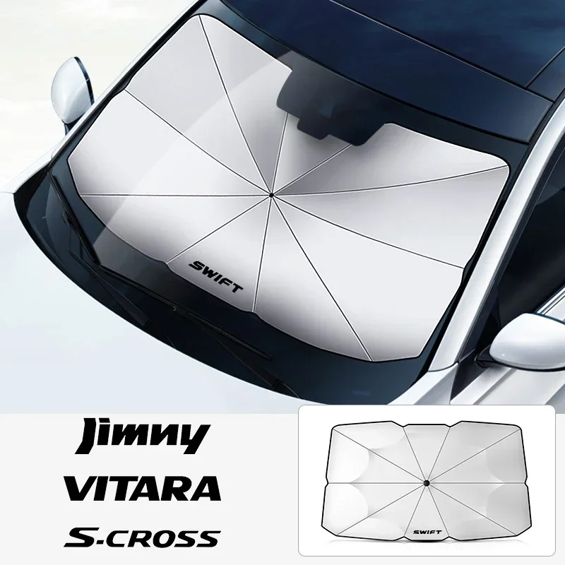 Car Front Shading Car Windshield Sunshade Umbrella For Suzuki Jimny Grand Vitara Equator Ignis Baleno Sx4 Swift Alto accessories