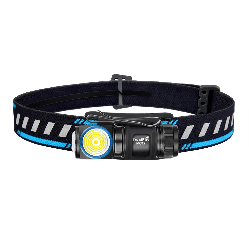 

TrustFire MC12 1000LM, LED Headlight Rechargeable Headlamp Waterproof Head Torch