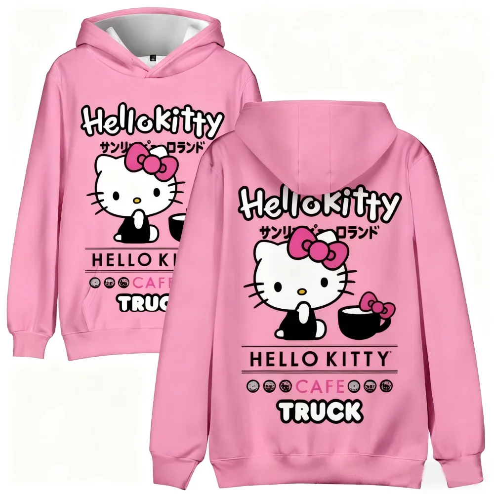 Hello kitty new cute cartoon 3d Sweet printed Autumn Fashion Comfotable hoodie for  Woman Casual Unique Fashion Hoodies