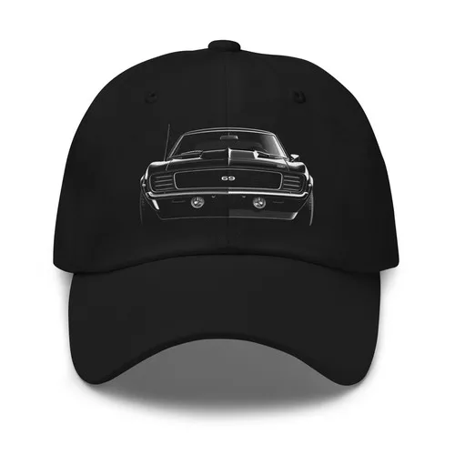 Gorra de Papá Camaro 1969 – Gorra Clásica de Auto Deportivo Restaurado para Entusiastas