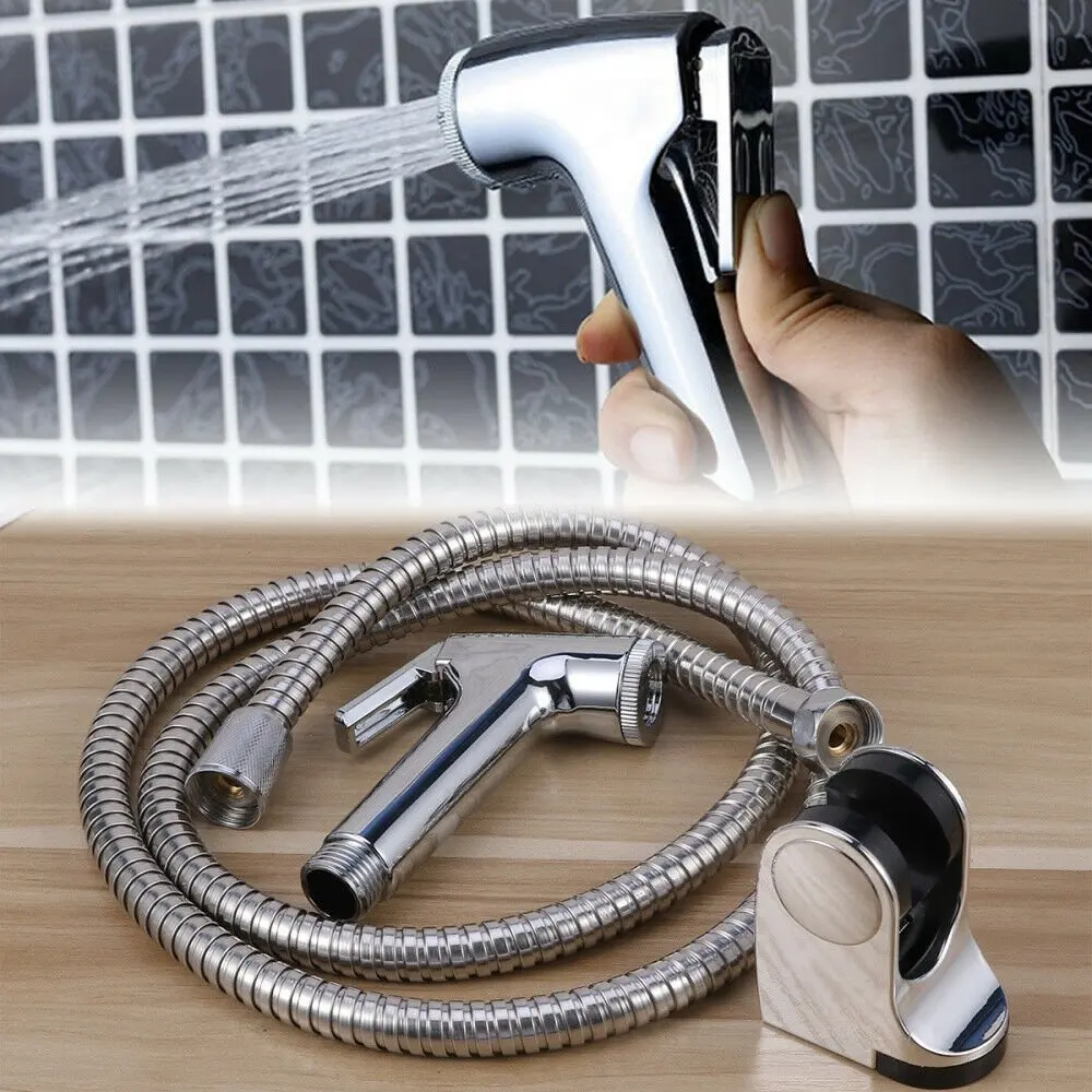 Bidet-Sprüher Toiletten-Shattaf Haushaltsreinigungsgerät Multifunktionale Hochdruck-Handsprühpistole Handwassersprüher Badezimmer-Bidet-Set für Dusche, Boden, Toilette, Pflanzen und Autoreinigung