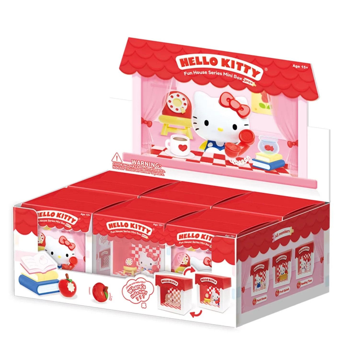 New Genuine Hellokitty Blind Box Trendy Collectible Toy Desktop Ornament Hellokitty Fun House Mini Box Mystery Box Gift Toy view 6