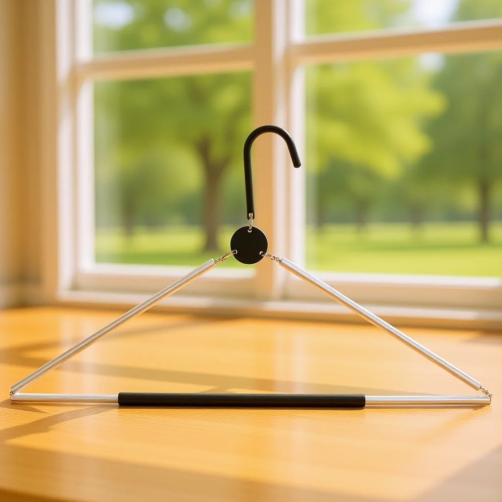 

Travel Foldable Hanger Foldable Clothes Hanger Nonslip Design Lightweight Sturdy Easy Operation Portable for Traveling