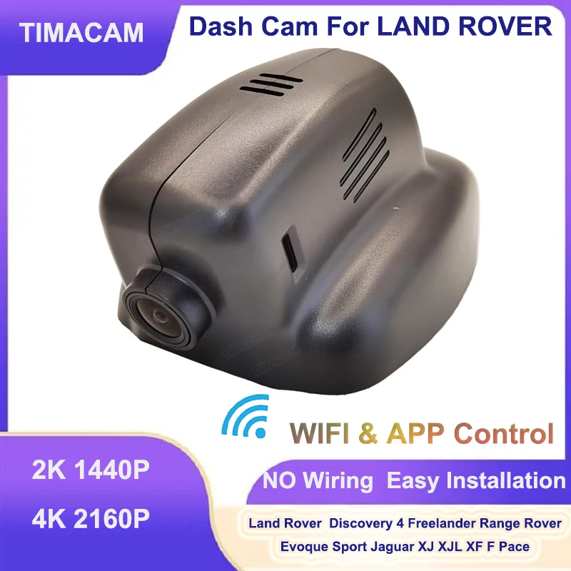 For Jaguar F Pace XJ XJL XF Car Dvr  for Land Rover Discovery 4 Range Rover Evoque Sport Freelander Dash Cam Camera 2K 4K Wifi