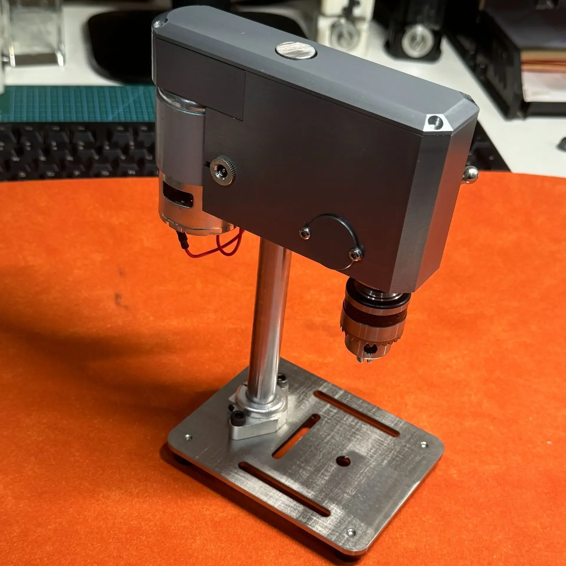 New Micro Table Electric Drill DIY Desktop Drilling Machine, Precision Small Table Drill, Household Drilling Machine,