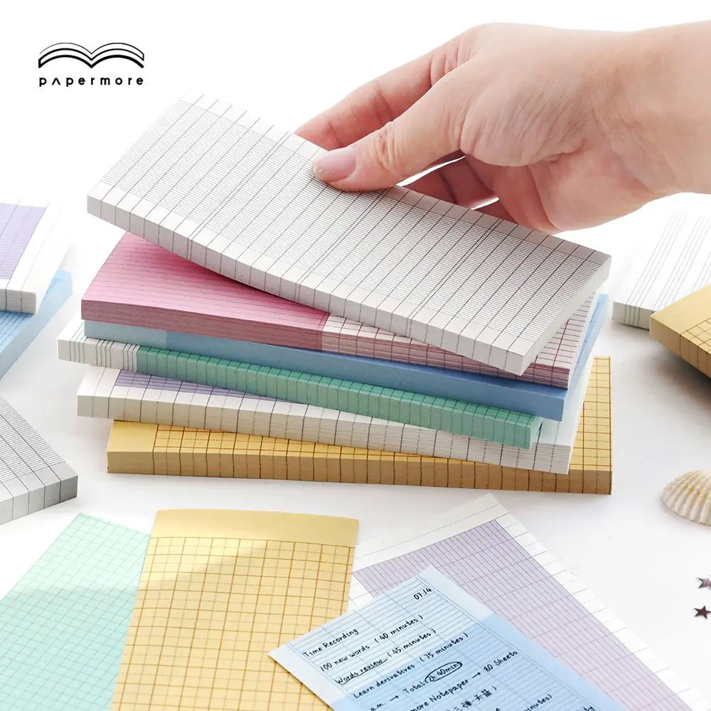 PaperMore Life Progress Third Series Writable Note Book Simple Hand Account Message Note Notepad Notebook Sticky Notes