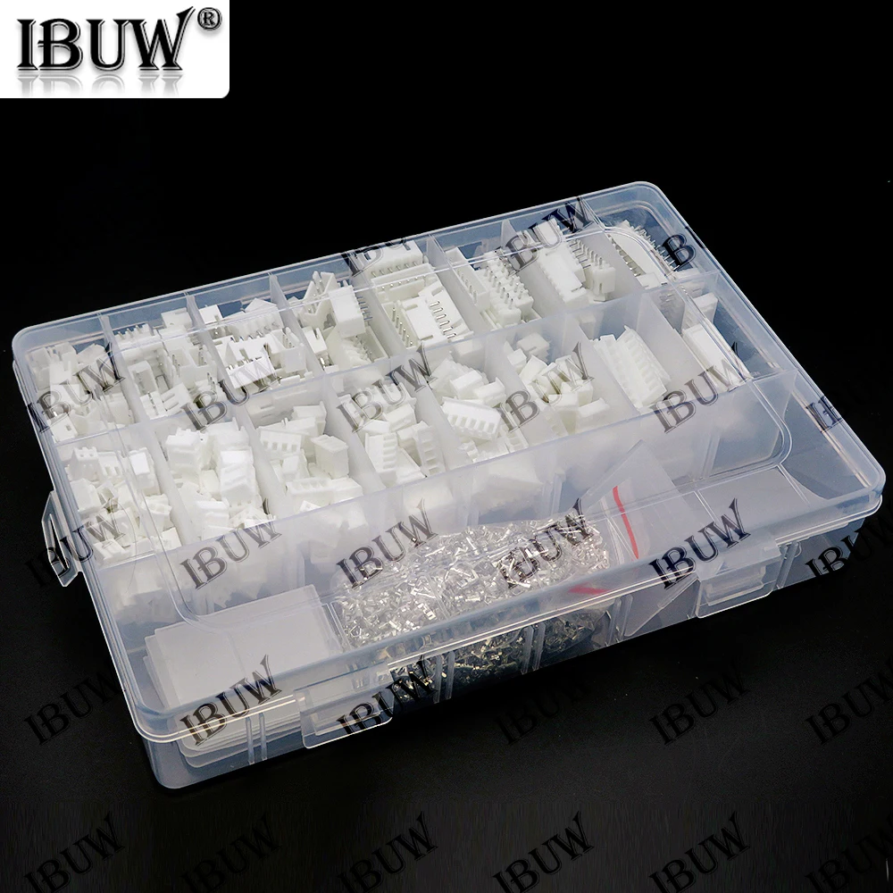 1330PCS xh2.54 2.5mm 2/3/4/5/6/7/8/10 Pin Housing Male Female Pin Head Connector Adapter Plug Set Perfectly Compatible JST-XHP