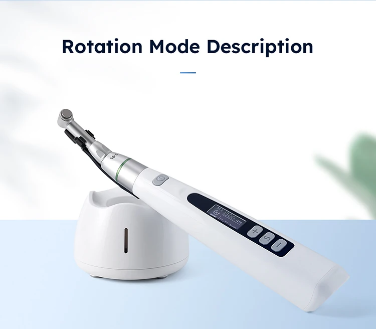 AZDENT Dental-Wurzelkanalbehandlungsset mit LED-Endomotor, 16:1 Winkelstück, 9 Modi, Apex-Lokalisator, Zahnmedizinisches Werkzeug und Ausrüstung – Detail 3