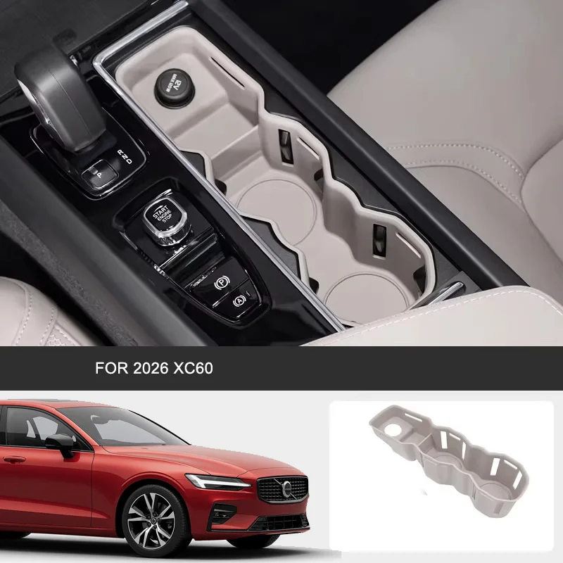 2026 FOR Volvo XC60 XC90 car all inclusive water cup pad storage box interior decoration