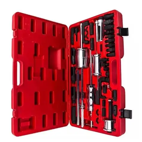 Common Rail Diesel Injector Extractor Set 40Pcs Universal Slide Hammer Puller Removal Tool for Bosch Denso Delphi Siemens