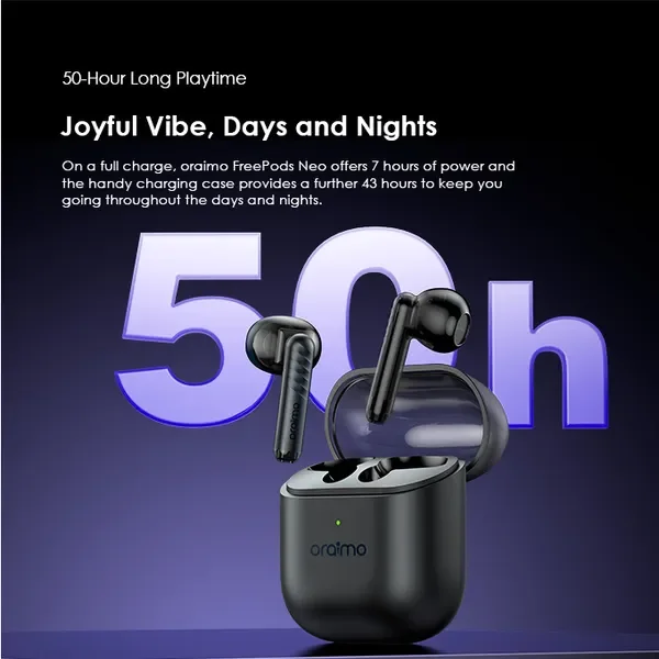 سماعات أذن Oraimo FreePods Neo Half In Ear True اللاسلكية بتقنية البلوتوث 5.3 IPX4 OTW-330S #4