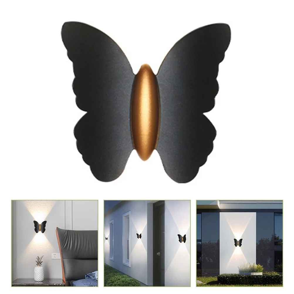 

Butterflies Wall Lamp Waterproof Outdoor Indoor Lighting Elegant Design Home Garden Yard Hallway Stairs Bedside