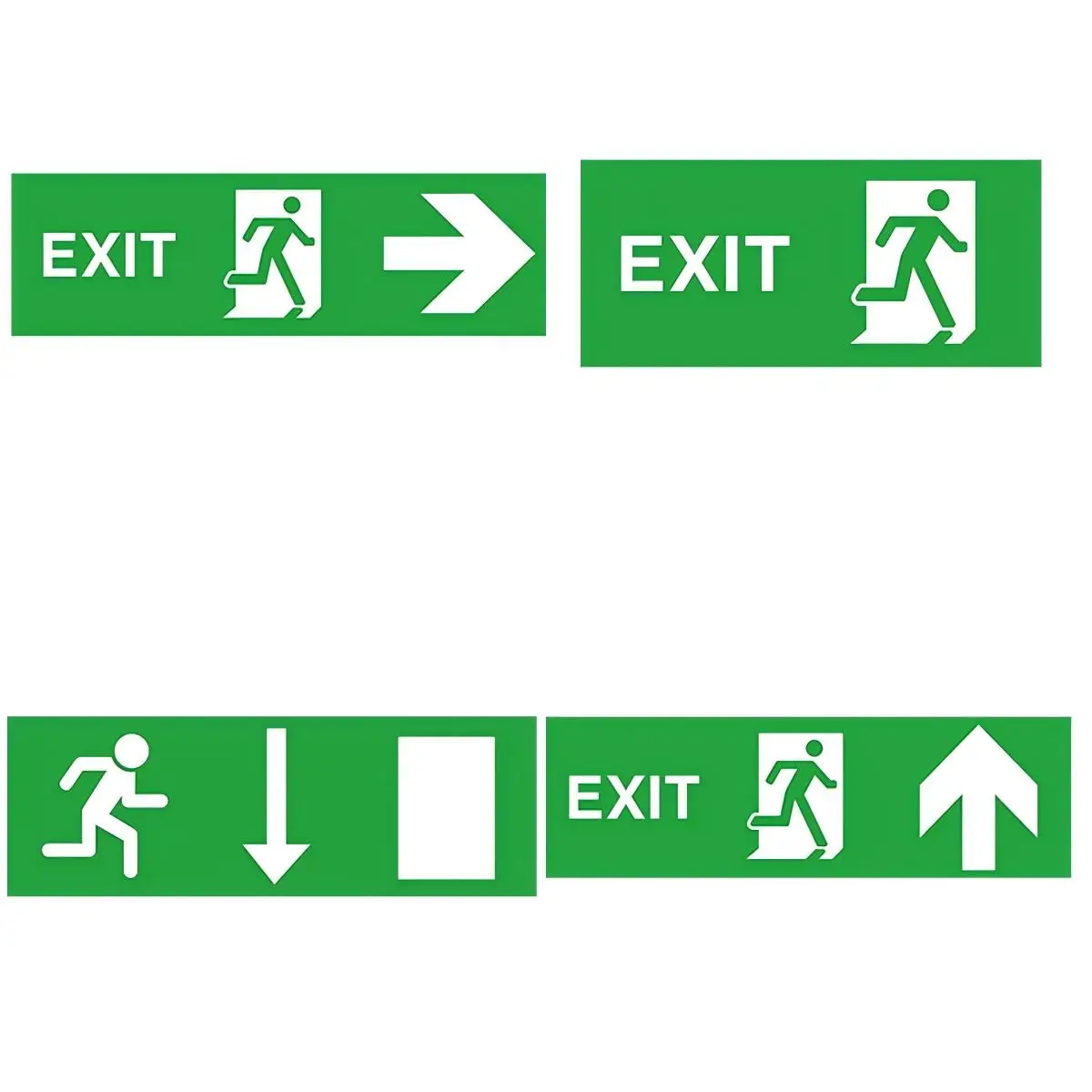 

EXIT Warning Decal Vinyl Car Sticker Decal for Door Stairs Home Garage Bumper Waterproof Accessories