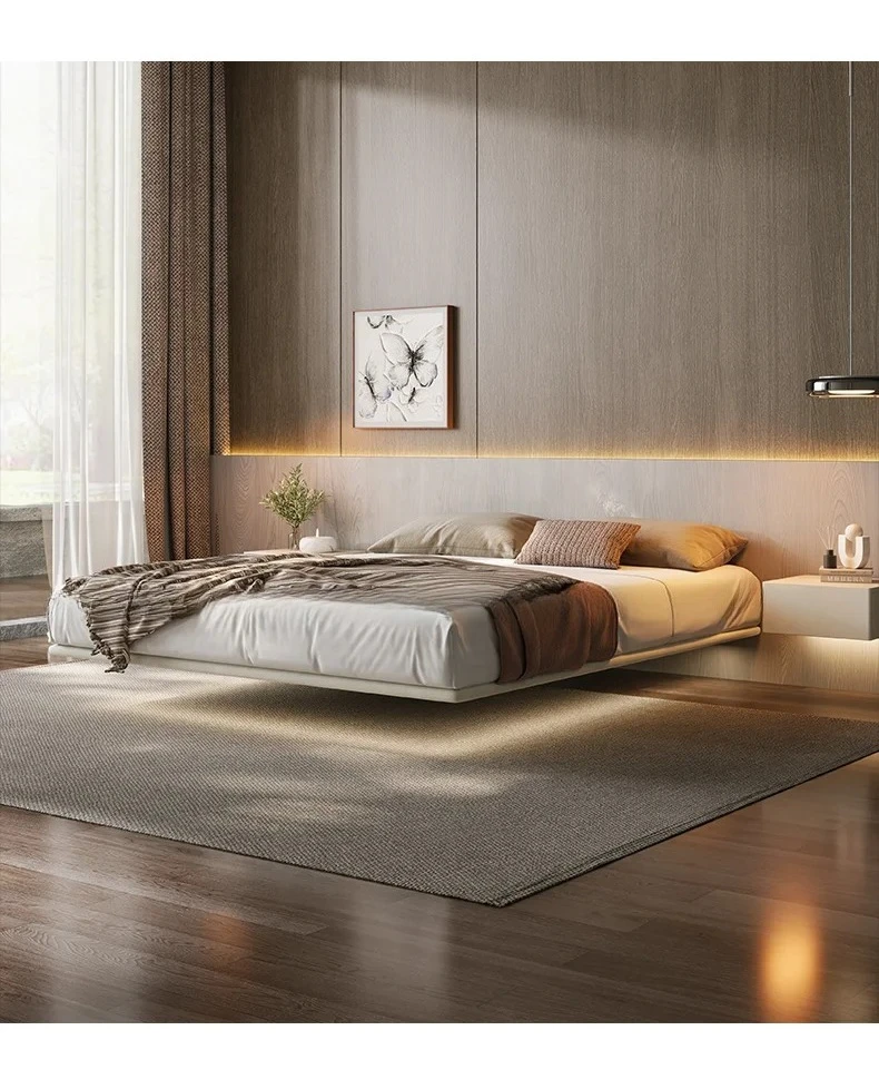 

Bed Double Frame Aesthetics Adult High Quality Trendy Bed Unusual Wedding Furniture