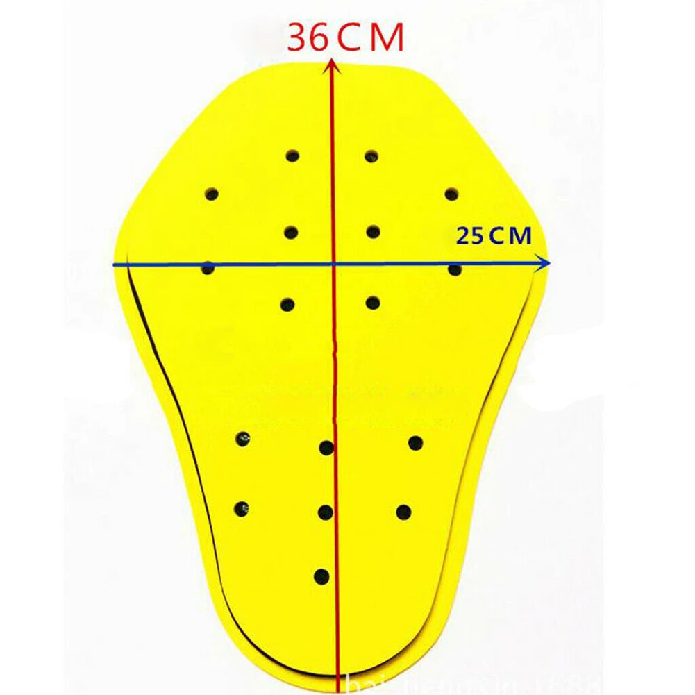 

Back Protector Motorcycle Protector Bike Riding For Motorcycle Light Weight Double Men And Women Cm Pair Yellow