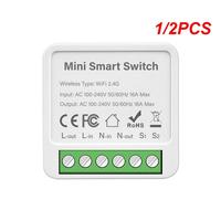 1/2PCS Tuya WiFi 1/2/3/4 gang Smart Switch Module with Dual Way Control Smart Life Smart Home Work with Alexa home Yandex