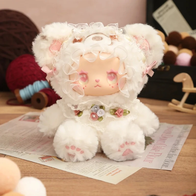 حقيقية جميلة إيما الدب التحالف سلسلة صندوق أعمى اللعب لطيف أفخم الفينيل الوجه أنيمي الشكل قلادة دمية ديكور صندوق غامض الهدايا