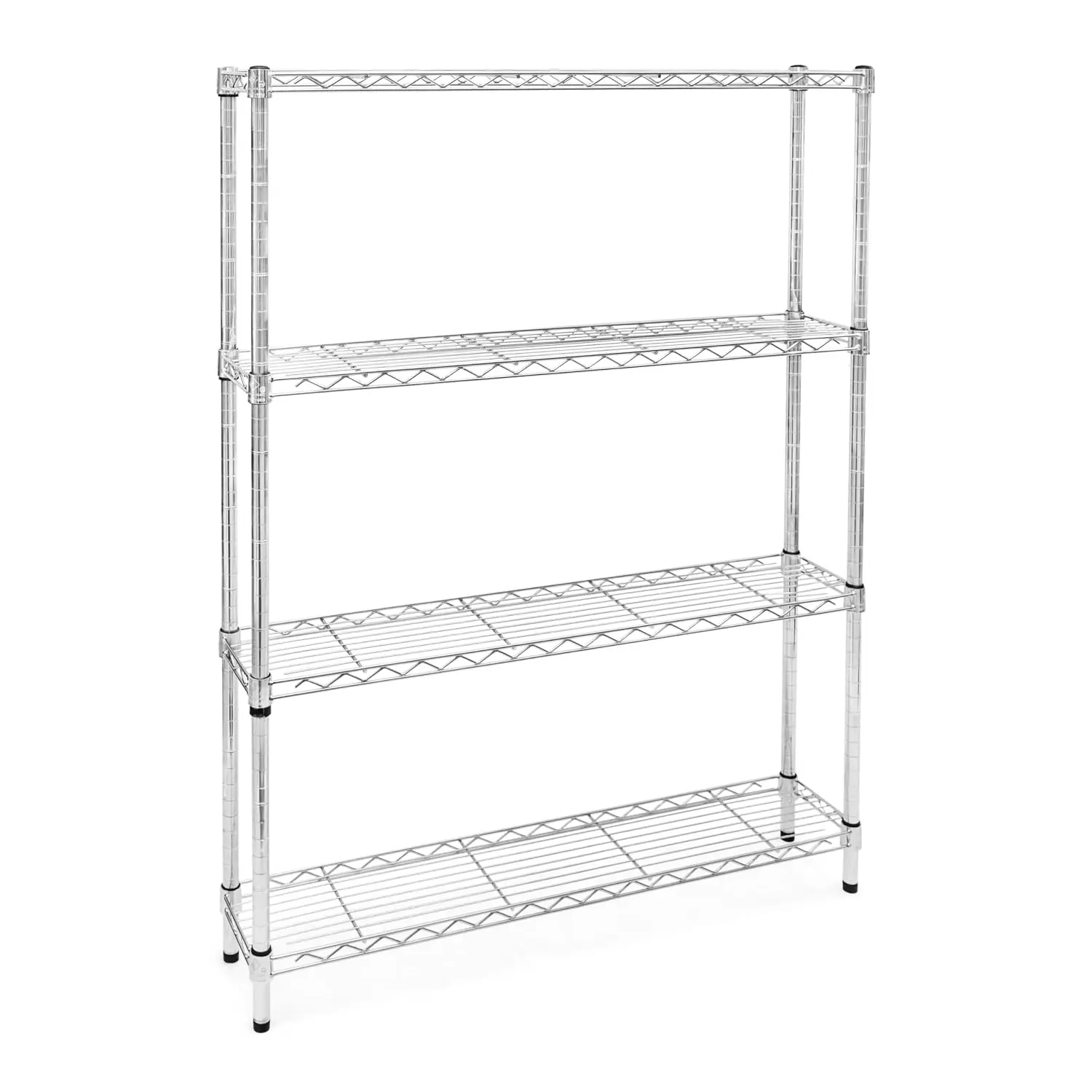 Chrome Wire Shelving 4 Tier 42
