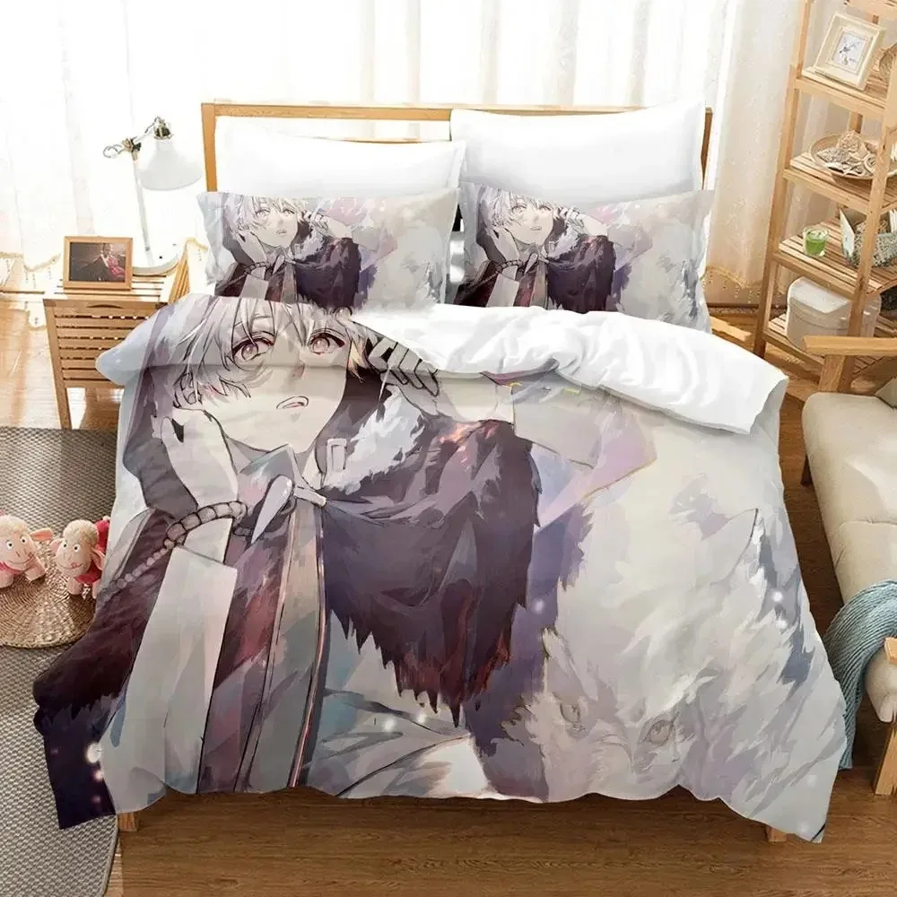 

Anime To Your Eternity Bedding Set Duvet Cover Bed Set Quilt Cover Pillowcase Comforter king Queen Size Boys Adult Bedding Set