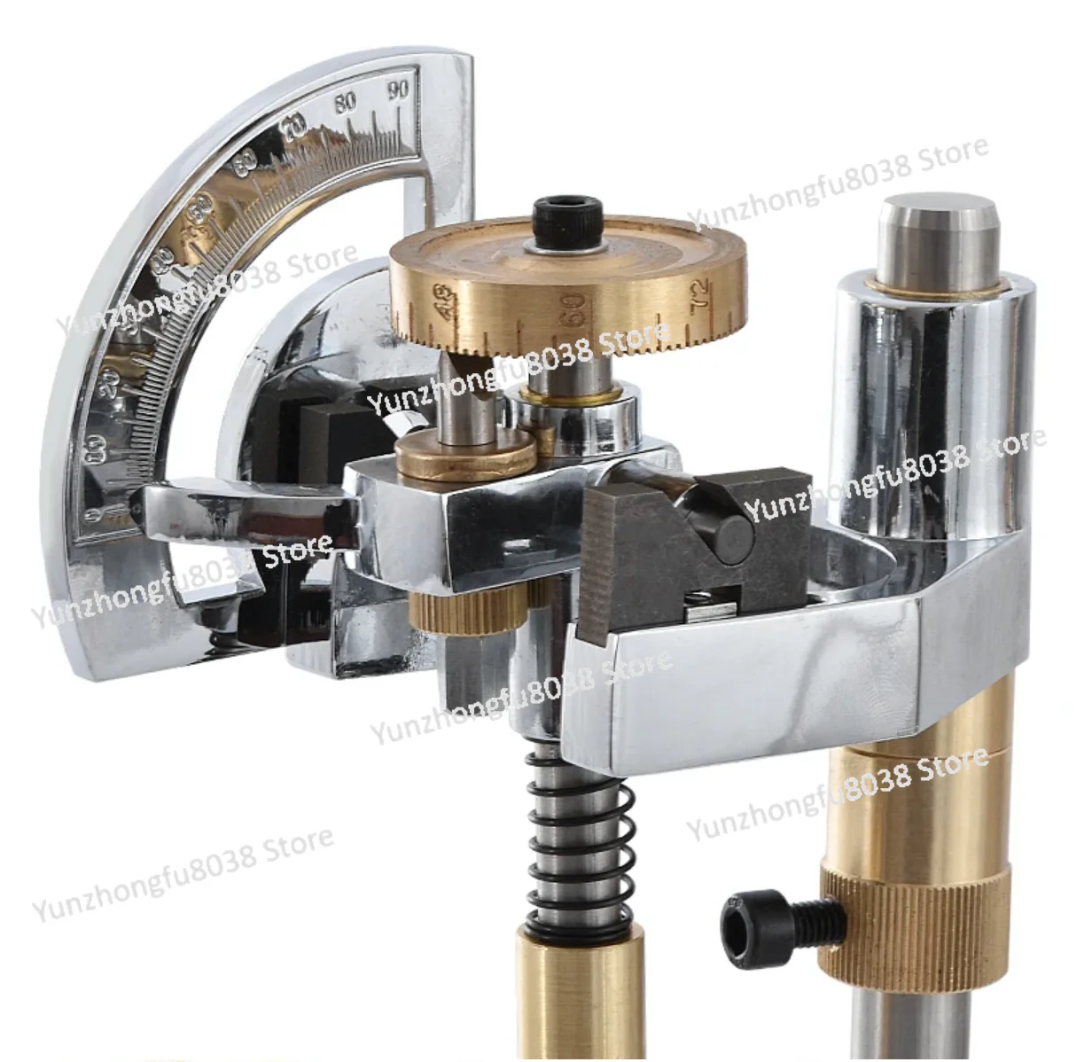 

Lapidary Machine Gem Faceting Machine Gemstone Jade Angle Flat milling Polishing Machine Adjustable with dops 96 72 64 32 scale