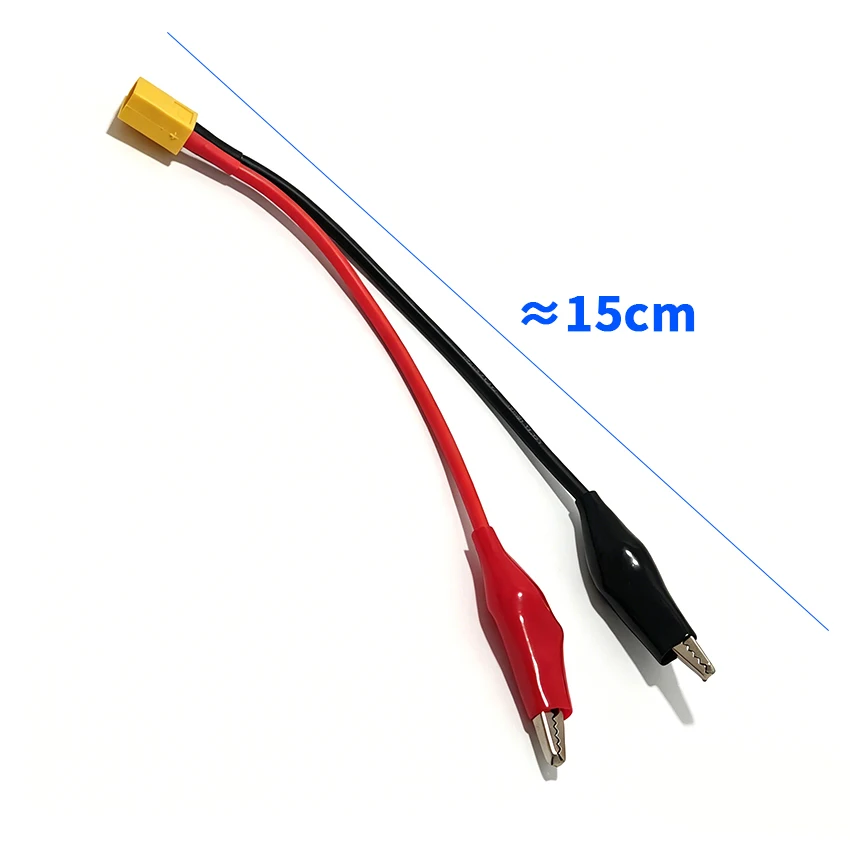 15CM XT60 /T-Plug Male Female to Alligator Clips 14AWG Connector Cable For RC Remote Control Car Lithium Battery