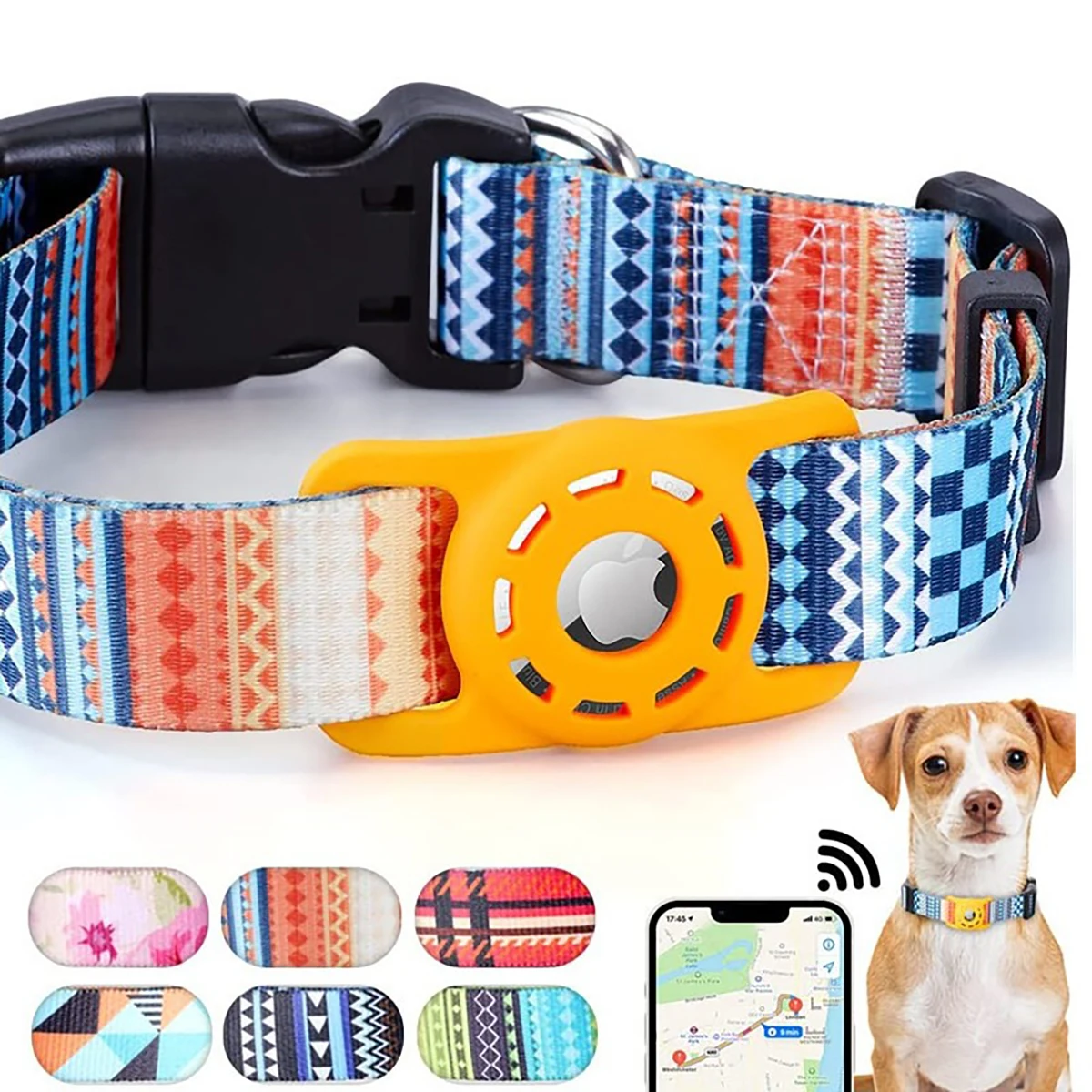 Gps Pet Collar Adju…