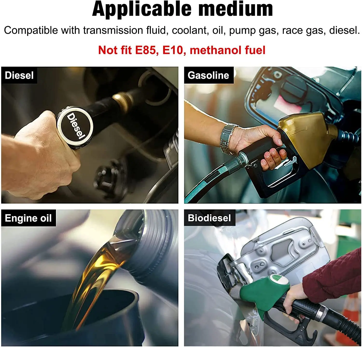 Universal 12FT Stainless Steel Braided Fuel Hose 10AN CPE Fuel Oil Line Fitting Kits  for Racing Cars & Motor Racing Bikes