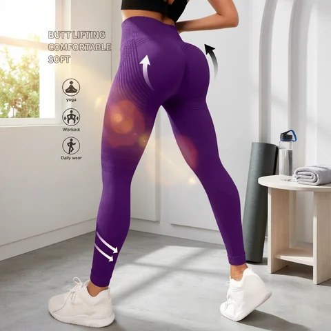 Slimove Cellulite 3D Leggings, High Waisted Butt Lifting Tummy Training Control, Anti Cellulite Legging for Gym Workout