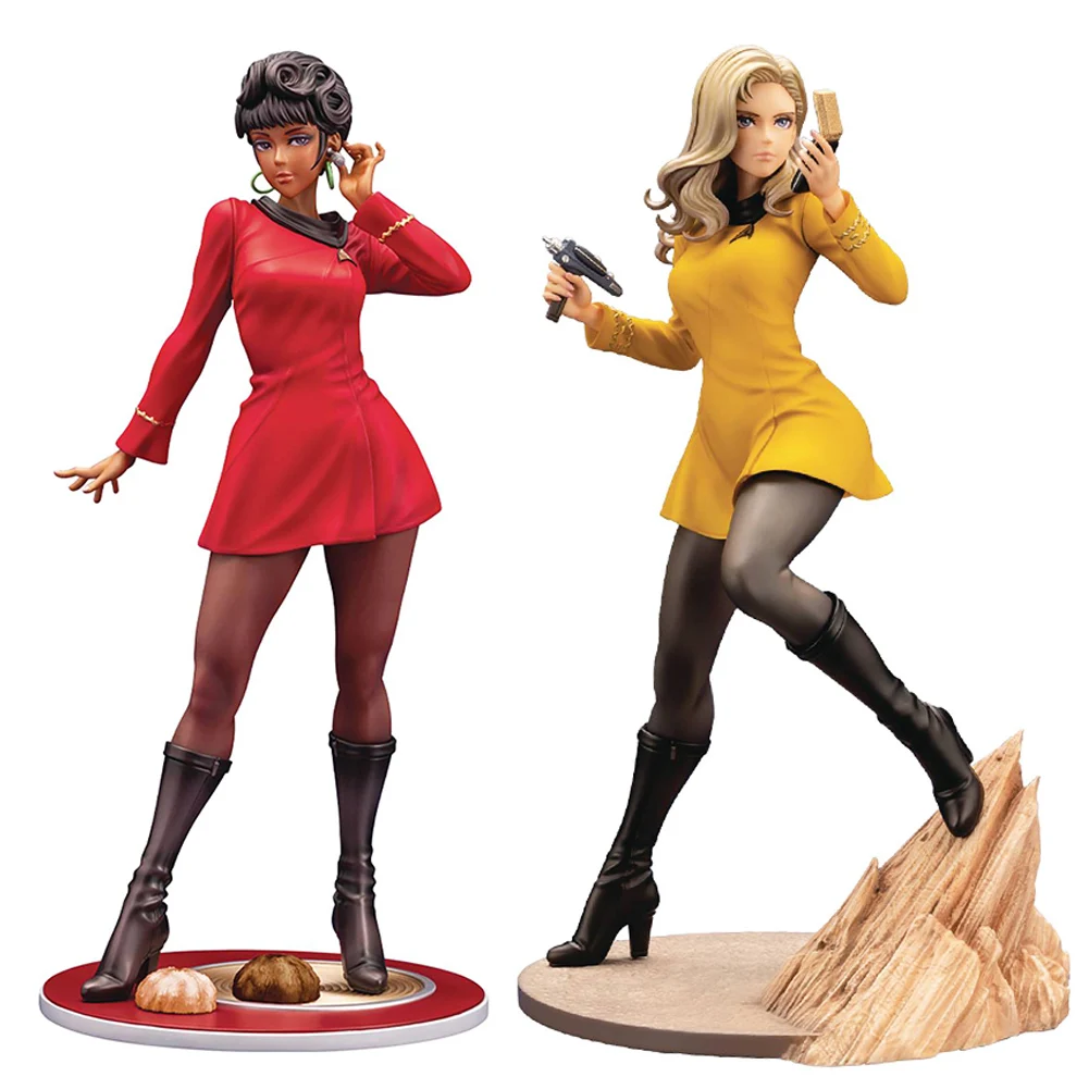 

Фигурка девушки, командный офицер, Nyota Uhura, фигурка куклы, красивая девушка, модель игрушки, украшение для рабочего стола, коллекционная статуя, подарки 22 см