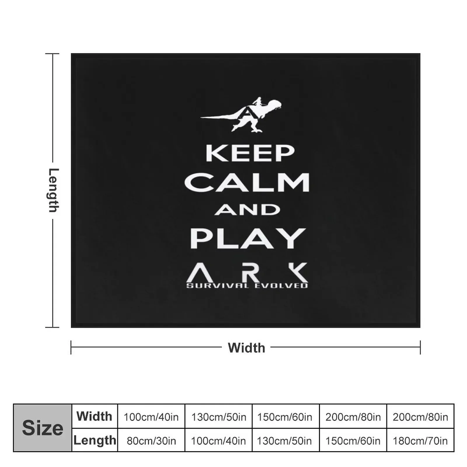 KEEP CALM AND PLAY ARK white 2 Throw Blanket Summer Decorative Sofas Plaid on the sofa Heavy Blankets