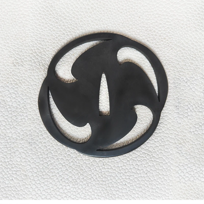 Japanese Sword Traditional Iron Tsuba Hand Guard For Katana Wakizashi Maintenance-Laser Cutting Made