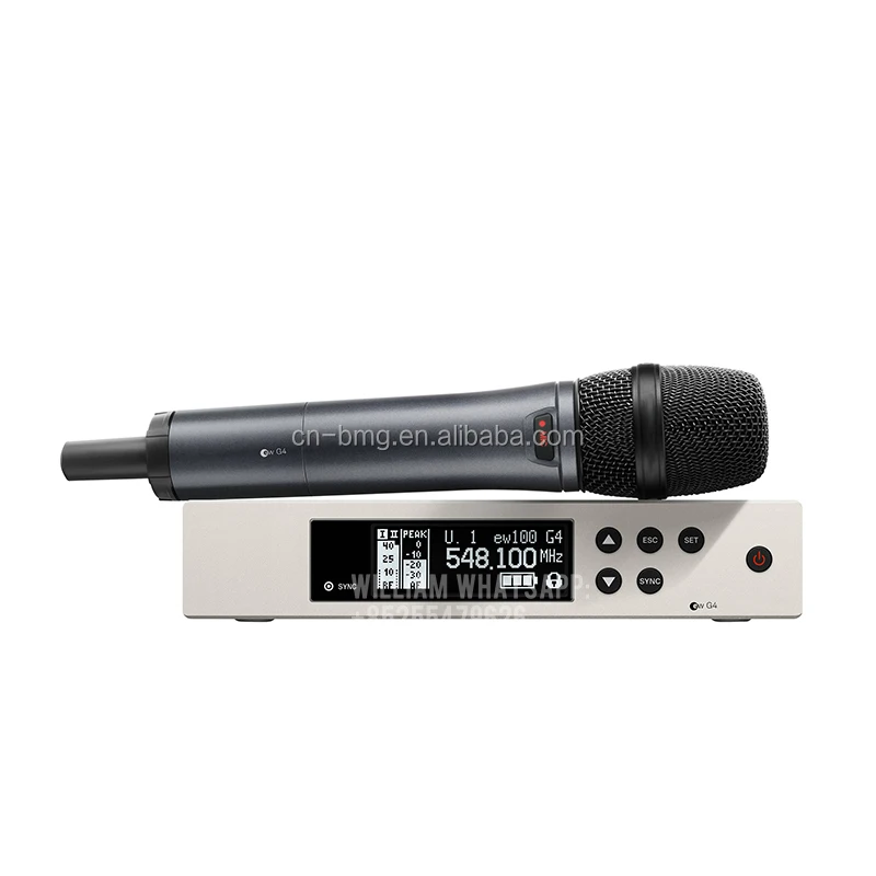 

EW135G4 EW 100 G4 professional UHF wireless microphone system with EW100G4 Receiver E835 microphone & Lapel Headset
