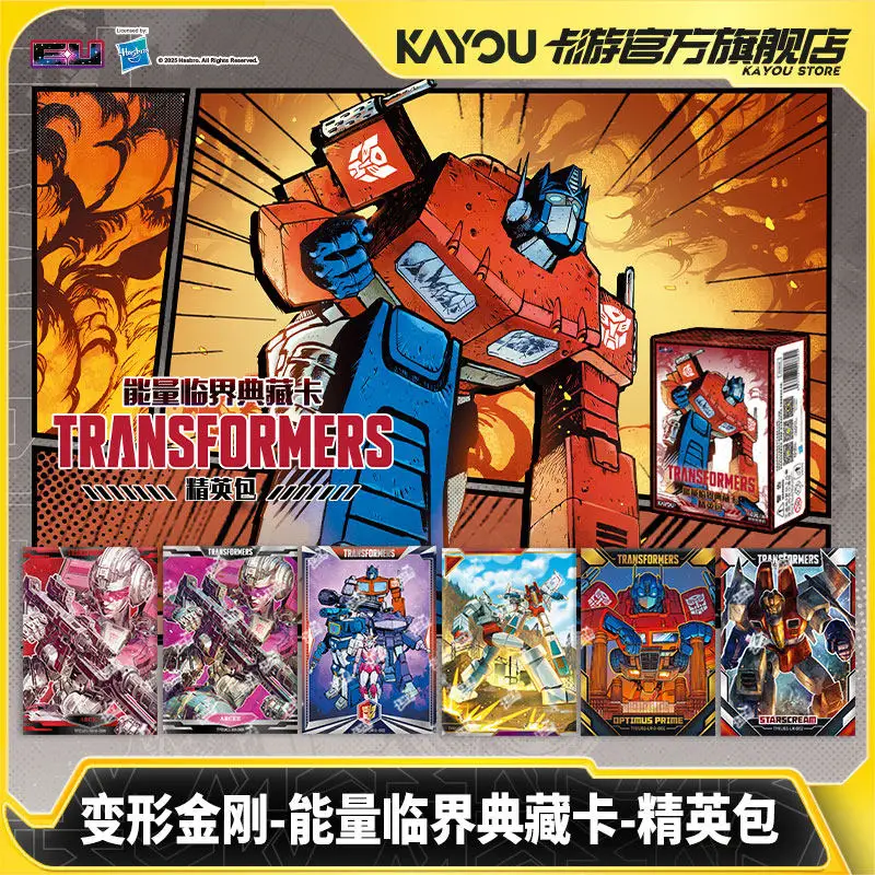 KAYOU Transformers Cards Energy Critical Collector Card Cartoon Characters In Anime And Manga Style Is Passionate Mechanical