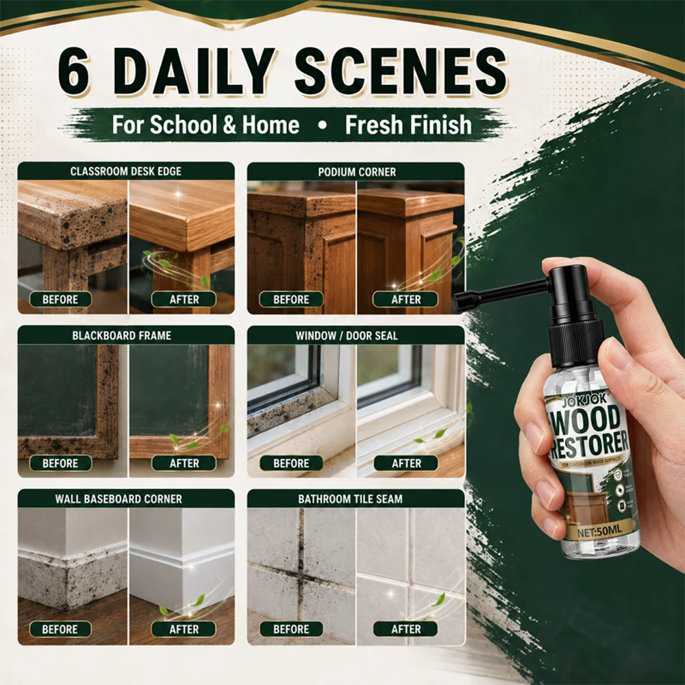 Wood Mold Remover for Black Spots And Mold Removal on Wooden Cabinets Bathroom Shelves Window Frames Door Edges And Walls sold