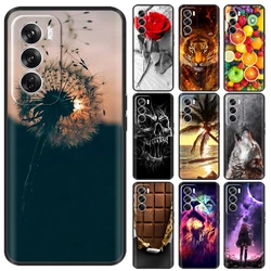 For Oppo Reno12 Pro 5G Case Cover Fashion Marble Silicone Soft Phone Case Funda For OPPO Reno 12 Reno12 Pro 5G 2024 Bumper Coque